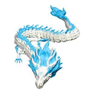 夜光3d打印龙哪吒敖丙龙玩具龙关节可动中国龙模型摆件儿童玩具