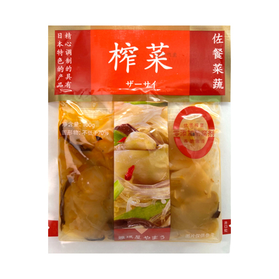 榨菜咸菜雅玛屋脆嫩榨菜片日料菜