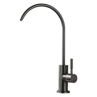 潜水艇厨房净水器直饮水龙头枪灰2/3/4分单冷304不锈钢净化机龙头