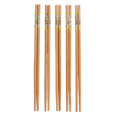 天然楠竹筷子家用高档竹筷防滑家庭一人一筷五色分餐防霉分筷健康