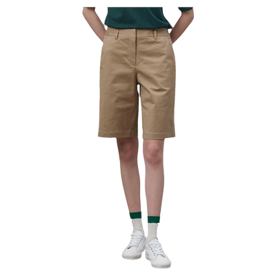 BEANPOLE滨波休闲简约斜纹短裤