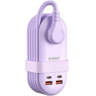 奥睿科旅行插座多功能插排适用苹果17快充45W氮化镓接线板USB排插