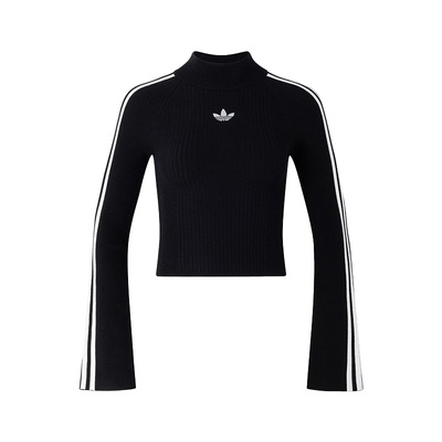 【自营】Adidas/阿迪达斯三叶草女士休闲运动针织套头衫JI7058