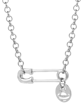 NG星球别针吊坠钛钢项链女款秋冬