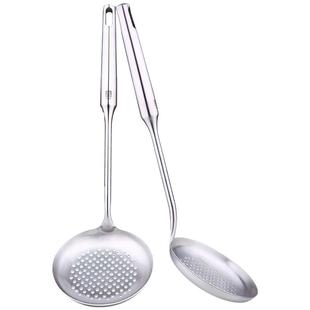 三四钢® 大号漏勺304不锈钢家用厨房笊篱滤勺捞面勺油炸火锅漏勺