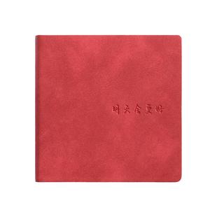 方形笔记本子小巧便携随身口袋日记本迷你手账本高颜值加厚空白横线网格本幼师护士医生备忘本旅行空白盖章本