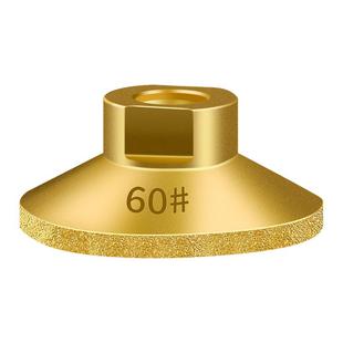 M10金刚砂钎焊平磨头石英石大理石材瓷砖抛光打磨神器角磨机磨头