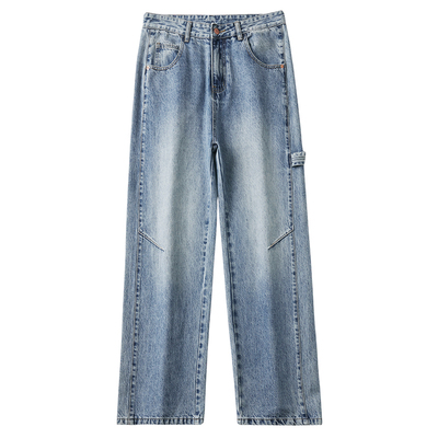 班尼路秋季新款宽松休闲牛仔裤男