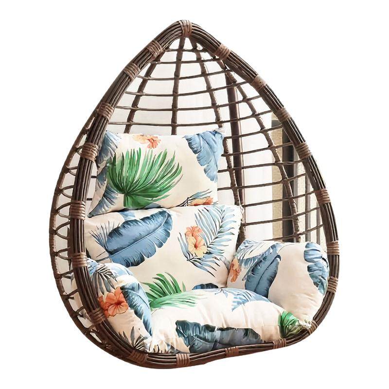 欧式升级款吊篮椅坐垫子可拆洗大号单人摇篮座垫加厚四季一体靠垫