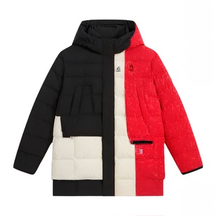 王一博同款鸭鸭儿童羽绒服男女童中长款冬季加厚过膝极寒亲子外套