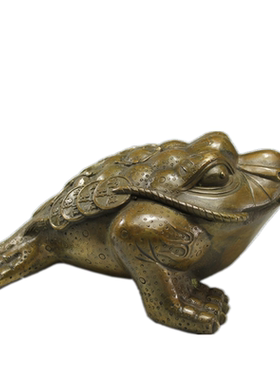 金蟾古香苑黄铜吉利仿古家居摆件