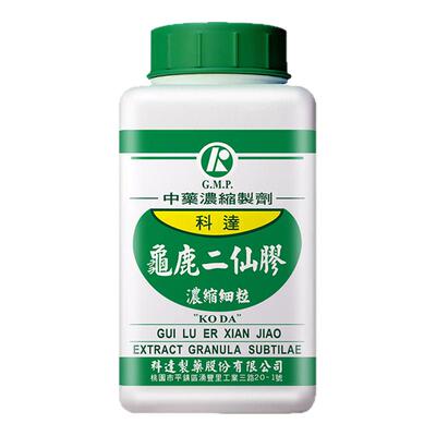 台湾科达制药龟鹿二仙胶中成药大补精髓益气养神治视物不清