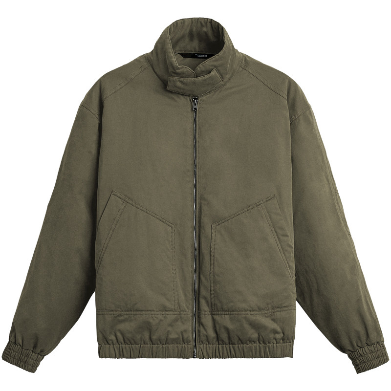 柜529！秋冬新品男装科技面料棉服夹克8281326立领厚外套8281/326