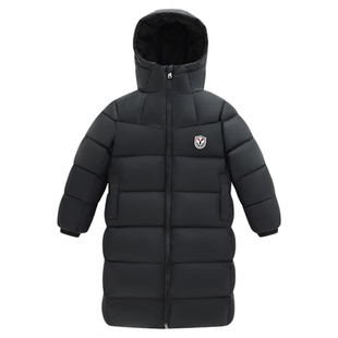 300g高充绒英氏男女童加厚羽绒服冬季长款儿童保暖防寒服外套东北