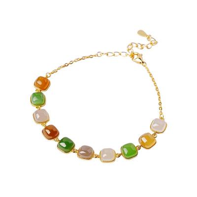 宫里上新多宝小方糖和田玉手链