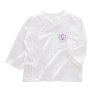 婴儿长袖上衣单件新生男女宝宝莫代尔衣服夏天夏季薄款空调服夏装