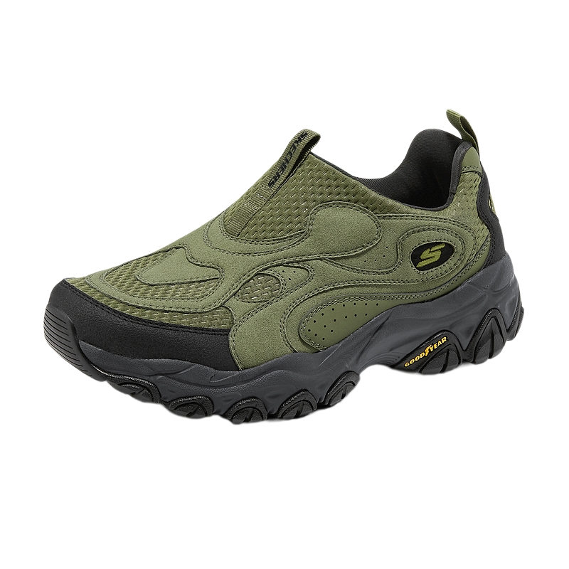 斯凯奇2025秋冬新款男子加厚保暖厚底百搭休闲鞋舒适户外运动鞋