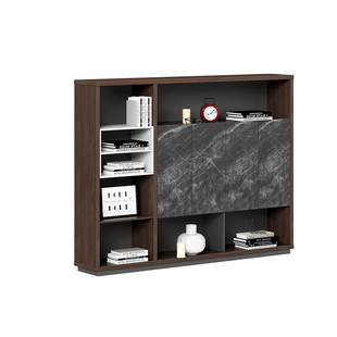 格诺瓦品质办公文件柜资料书柜高柜木质储物柜新款大理石办公室柜