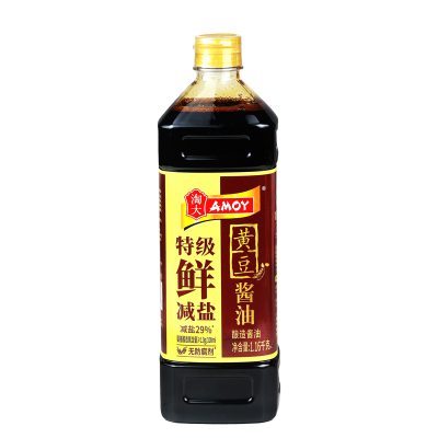 淘大酿造特级减盐上色黄豆酱油