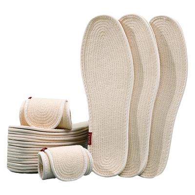 纯棉老粗布鞋垫手工棉麻吸汗防臭