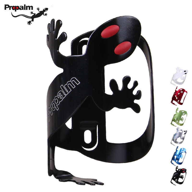 蜥蜴壁虎Propalm铝合金山地自行车水壶架水杯架单车个性配件