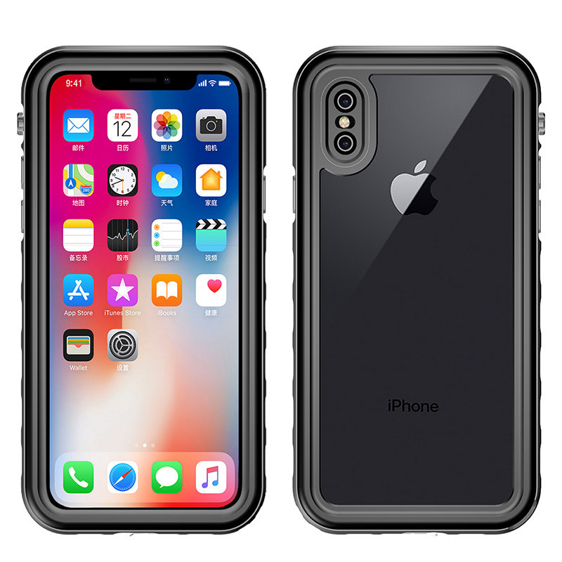 适用于iPhone13防水手机壳11pro苹果14promax潜水游泳12Pro镜头全包XR全包防摔密封15防尘保护套防