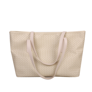 夏季百搭大容量编织包包女包2021新款潮小众设计手提单肩包托特包