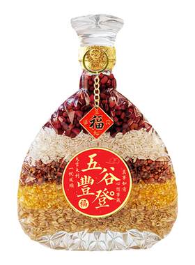 新款乔迁五谷丰登杂粮装饰摆件