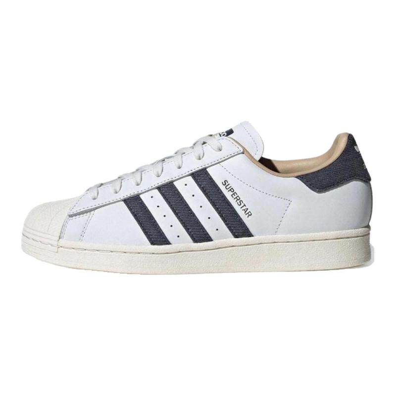 Adidas三叶草牛仔蓝贝壳头板鞋