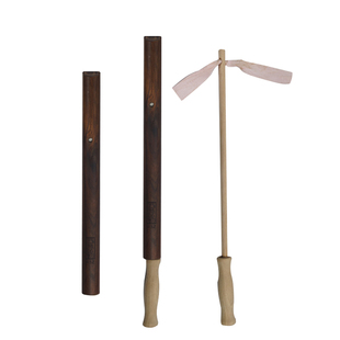 五音竖笛华德福五音木笛五音疗愈木笛纯天然非洲花梨木柄432Hz