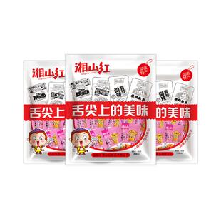 湘山红香辣味鱿鱼须160g*3袋60小包鱿鱼丝麻辣海鲜小吃即食零食