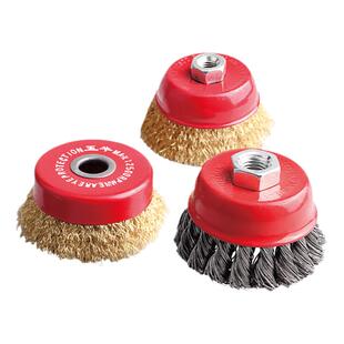 碗型钢丝轮100角磨机打磨除锈钢丝刷 磨光机金属打磨轮清洁抛光轮