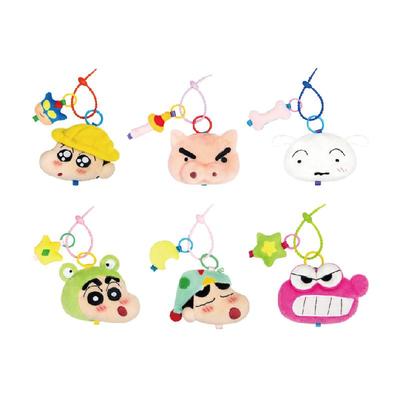 灵动创想蜡笔小新绒串串零钱挂包