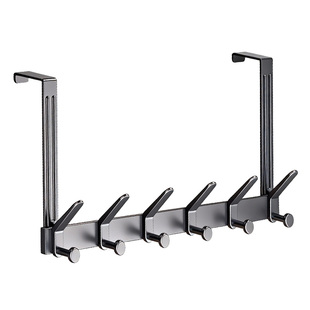 日本门后挂钩免打孔挂衣架2025新款加长门背式卧室衣服收纳置物架