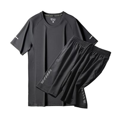运动套装男跑步健身衣服短袖