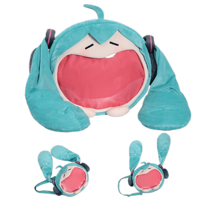 初音未来可爱体笑容收纳痛包