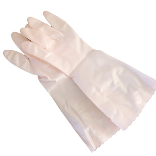 日本进口 昭和showa乳胶厨房洗碗手套洗衣服家务加绒鲨鱼油手套女