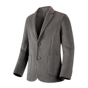 红豆男装羊毛双面呢西服2026春季休闲呢子西装外套