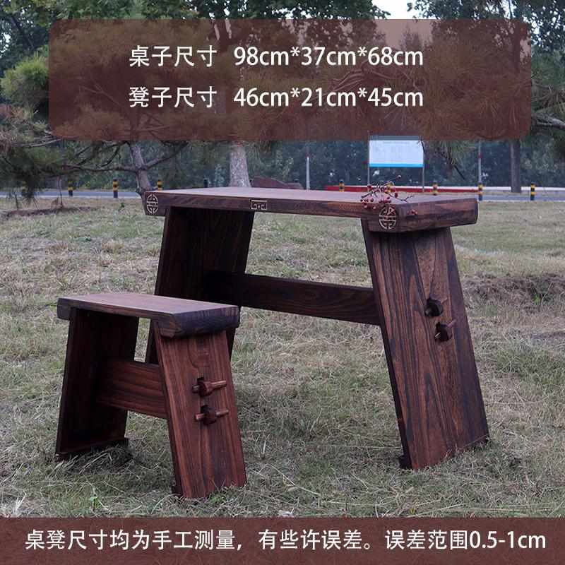 古琴桌凳专业可拆卸便携式禅意简约书法桌中式仿古实木共鸣箱琴桌