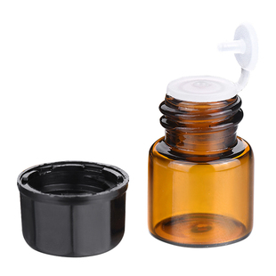 香水瓶精油瓶分装瓶小样空瓶子避光便携1ml 2ml3ml 台湾版试用瓶
