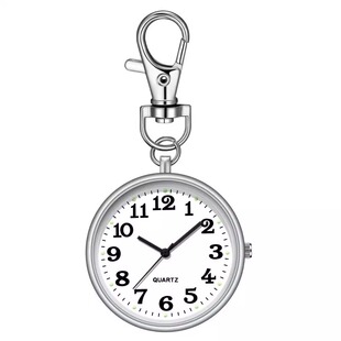 考试专用手表女款初高中学生公务员静音指针迷你怀表男钥匙扣电子