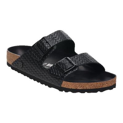 BIRKENSTOCK勃肯牛皮革双扣拖鞋