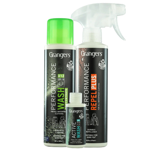 Grangers鸟冲锋衣Gore-tex滑雪服洗涤剂防水修复DWR恢复护理喷雾