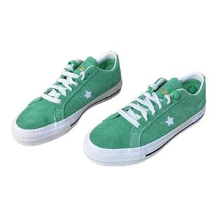 Converse匡威One Star Pro绿色翻毛皮低帮男女休闲滑板鞋A08481C