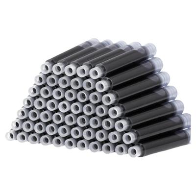 小口径钢笔墨囊小学生专用替换墨胆纯蓝黑色蓝黑2.6口径墨水墨胆