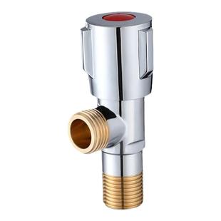 全铜角阀加厚冷热水加长三角阀通用马桶热水器进水阀止水阀4分通