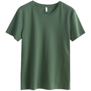 50支双面丝光匹马纯棉 液氨全棉T恤 女士圆领短袖 夏款 山东网店