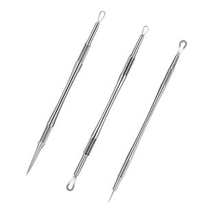 张小泉粉刺针细胞夹粉刺夹挑痘针美容院专用黑头暗疮针挤痘痘神器