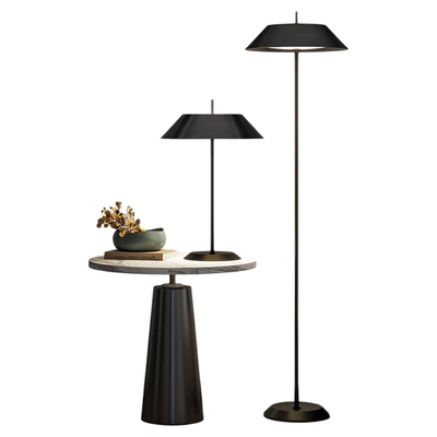 复古高级感落地灯卧室新特丽灯