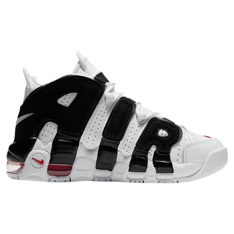 Nike耐克男女大童鞋大AIR More Uptempo黑白复古篮球鞋415082-105